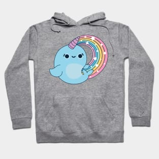 Rainbow Narwhal Hoodie